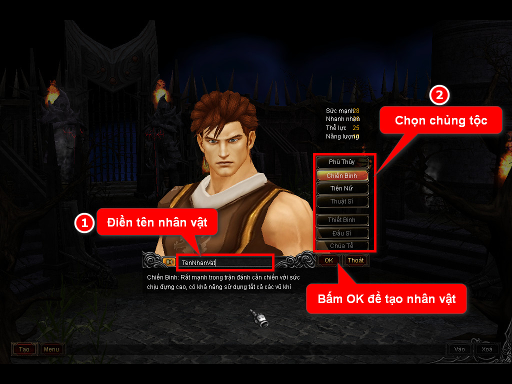 Chức năng chính của Game MU Chúa Tể Chức năng chính của Game MU Chúa Tể