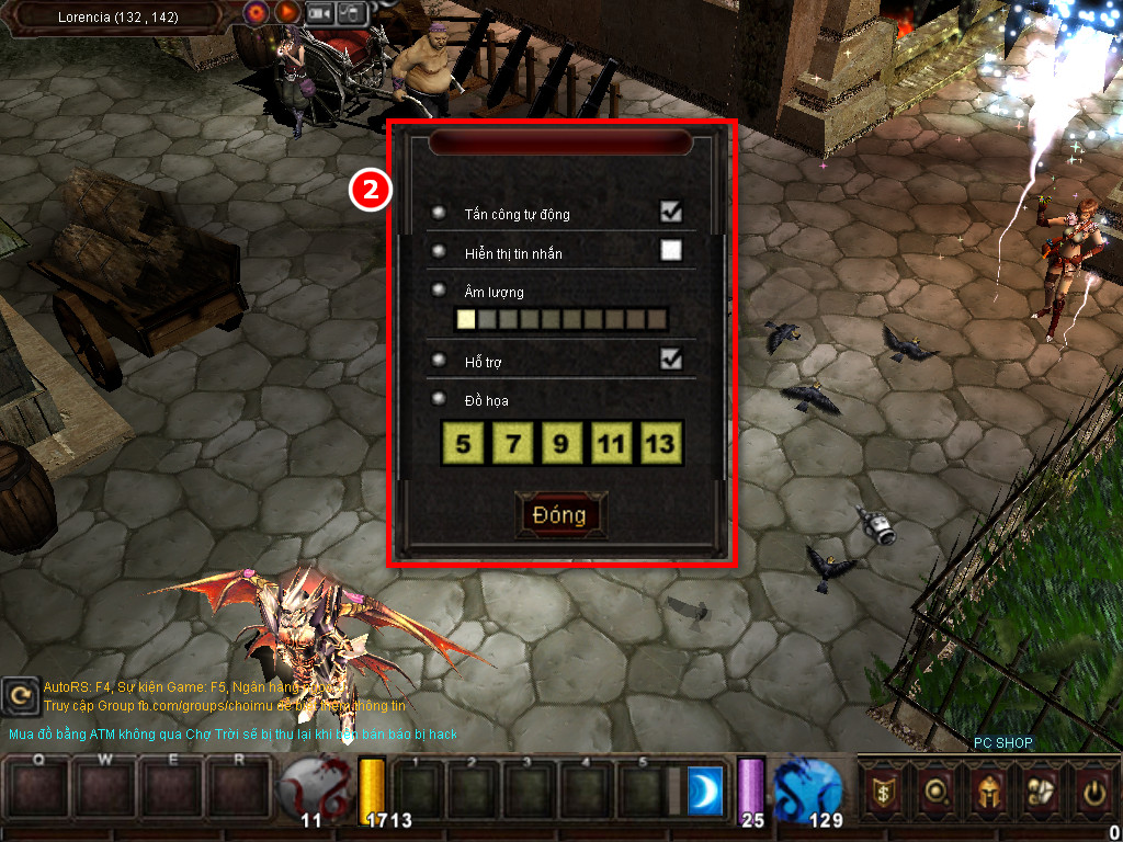 Chức năng chính của Game MU Chúa Tể Chức năng chính của Game MU Chúa Tể